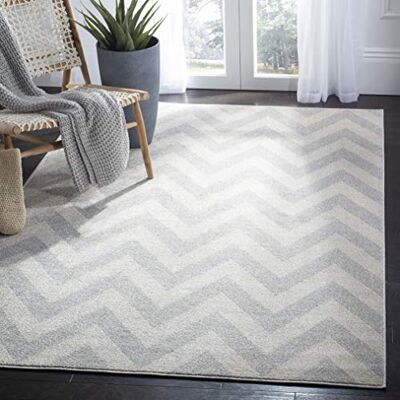 Safavieh La Victoria Gray Polypropylene Rug - Rug Safavieh La Victoria Gray Polypropylene Rug - Rug