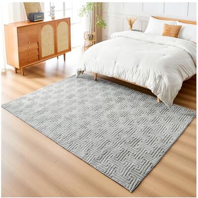 GC GAVENO CAVAILIA Faux Fur Fleece Area Rugs Living Room Large 160x230 Cm Fluffy Grey Rug For Bedroom, Dining Room, Office Anti Slip Mat Carpet Floor Mat Runners Washable Outdoor Rug GC GAVENO CAVAILIA Faux Fur Fleece Area Rugs Living Room Large 160x230 Cm Fluffy Grey Rug For Bedroom, Dining Room, Office Anti Slip Mat Carpet Floor Mat Runners Washable Outdoor Rug