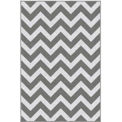 Outsunny - Outdoor Rug - Grey White - 1.2x1.8m - Rug Outsunny - Outdoor Rug - Grey White - 1.2x1.8m - Rug
