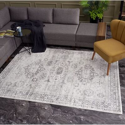 THE RUGS - Montana Collection Vintage Rug - Grey - 120x170 cm - Rug THE RUGS - Montana Collection Vintage Rug - Grey - 120x170 cm - Rug