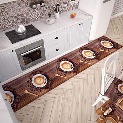 PETTI Artigiani Italiani -Kitchen Rug, Kitchen Rectangualr Rugs, Area Rug, 3D Print Pattern, 100% Made in Italy PETTI Artigiani Italiani -Kitchen Rug, Kitchen Rectangualr Rugs, Area Rug, 3D Print Pattern, 100% Made in Italy