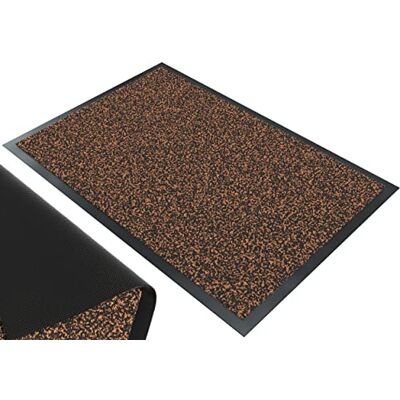 VOUNOT ® Heavy Duty Barrier Mats, Door Mat Washable, Non Slip Rubber Mat, Floor Mats Kitchen Rugs, Brown-Black, 60x90cm,4816195485719 VOUNOT ® Heavy Duty Barrier Mats, Door Mat Washable, Non Slip Rubber Mat, Floor Mats Kitchen Rugs, Brown-Black, 60x90cm,4816195485719