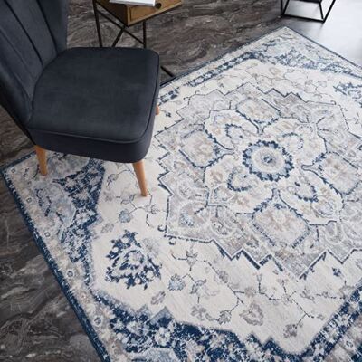 THE RUGS - Montana Collection Vintage Rugs - Navy - Rug THE RUGS - Montana Collection Vintage Rugs - Navy - Rug