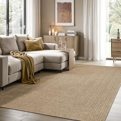 The Carpet Kansas Beige Outdoor Rug - Carpet The Carpet Kansas Beige Outdoor Rug - Carpet