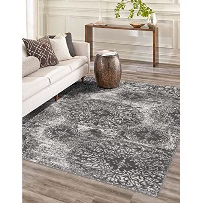Unique Sofia Rug - Machine-woven, 152x244 cm, Grey - Rug Unique Sofia Rug - Machine-woven, 152x244 cm, Grey - Rug