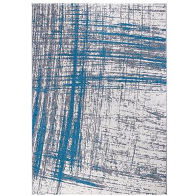 ANDIAMO Cote d'Azur Blue Short Pile Rug - Carpet ANDIAMO Cote d'Azur Blue Short Pile Rug - Carpet