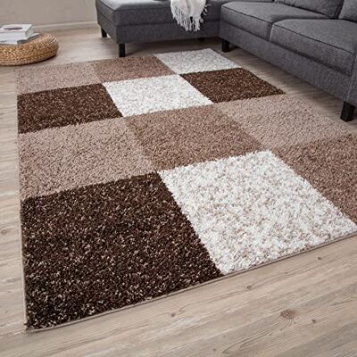THE RUGS - Myshaggy Geometric 381 Brown - Rug THE RUGS - Myshaggy Geometric 381 Brown - Rug