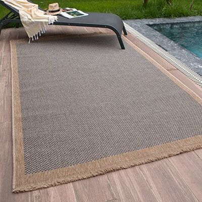 THE RUGS Nature Collection Outdoor Rug – Indoor/Outdoor Tona Border Area Rug for Patio, Deck, Garden, Kitchen, Bathroom or Living Room (Square Dots-Blue, 140 x 200 cm) THE RUGS Nature Collection Outdoor Rug – Indoor/Outdoor Tona Border Area Rug for Patio, Deck, Garden, Kitchen, Bathroom or Living Room (Square Dots-Blue, 140 x 200 cm)