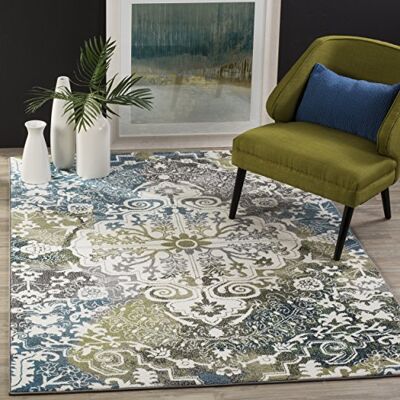 Safavieh Malia Polypropylene Rug - Rectangular Watercolour 152x79 cm Safavieh Malia Polypropylene Rug - Rectangular Watercolour 152x79 cm