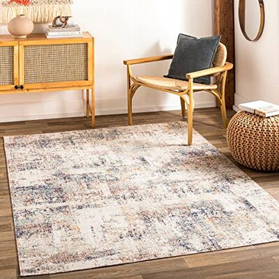 Livabliss Leila Asward Indoor Outdoor Rug Large Boho Rug for Living Room 200x275cm, Dining, Kitchen Rug Vintage Patterned Neutral & Coloured Rugs, Waterproof, Stain Durable, Beige and Blue Rug Livabliss Leila Asward Indoor Outdoor Rug Large Boho Rug for Living Room 200x275cm, Dining, Kitchen Rug Vintage Patterned Neutral & Coloured Rugs, Waterproof, Stain Durable, Beige and Blue Rug
