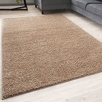 THE RUGS Myshaggy Collection Beige Rug - 120cm x 170cm - Rug THE RUGS Myshaggy Collection Beige Rug - 120cm x 170cm - Rug