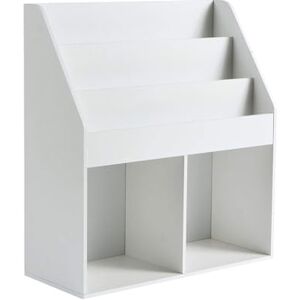 Home Source Childrens Display Bookshelf Storage Unit Bookcase, Wooden, White Home Source Childrens Display Bookshelf Storage Unit Bookcase, Wooden, White