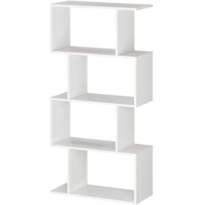 RICOO WM074-WM Shelf 140 x 70 x 30 cm, Standing Shelf, White Matt Wood, Bookcase, Wall Shelf, Shelves & Shelves, Narrow Shelf, Office Shelf, Small Shelf, Slim Office Bookshelves RICOO WM074-WM Shelf 140 x 70 x 30 cm, Standing Shelf, White Matt Wood, Bookcase, Wall Shelf, Shelves & Shelves, Narrow Shelf, Office Shelf, Small Shelf, Slim Office Bookshelves