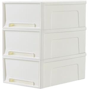Cetomo 30L*3 Plastic Storage Drawers Unit, Office Desk Organizers, Drawer Organizer, Storage Box, Stackable Tower for Desktop, Cosmetics, Bedroom, Large, Durable PP, BPA Free, White, 30L-3 Pack Cetomo 30L*3 Plastic Storage Drawers Unit, Office Desk Organizers, Drawer Organizer, Storage Box, Stackable Tower for Desktop, Cosmetics, Bedroom, Large, Durable PP, BPA Free, White, 30L-3 Pack