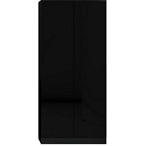 FWStyle 2 Door Modern Bedroom Wardrobe Scandinavian Style Bedroom Furniture H180 X W80 X D60cm (Matt Black) FWStyle 2 Door Modern Bedroom Wardrobe Scandinavian Style Bedroom Furniture H180 X W80 X D60cm (Matt Black)