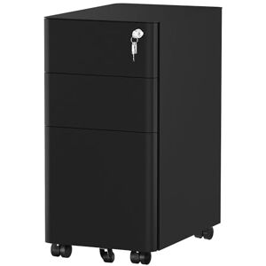 YITAHOME 3-Drawer Metal Filing Cabinet Office Drawers with Keys, Compact Slim Portable File Cabinet, Pre-Built Office Storage Cabinet for A4/Letter/Legal (Black) YITAHOME 3-Drawer Metal Filing Cabinet Office Drawers with Keys, Compact Slim Portable File Cabinet, Pre-Built Office Storage Cabinet for A4/Letter/Legal (Black)