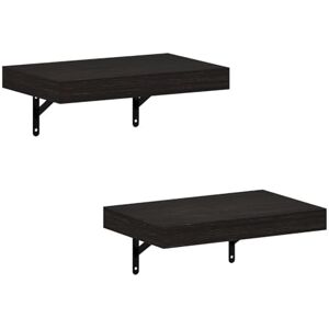 Furinno TANNA Wall Mounted Shelves Set of 2, 37cm wide Rectangular 4.2cm Thick Floating Shelf, Corner Wall Shelves, for Living Room, Bedroom, Home Office, Tobacco Oak Furinno TANNA Wall Mounted Shelves Set of 2, 37cm wide Rectangular 4.2cm Thick Floating Shelf, Corner Wall Shelves, for Living Room, Bedroom, Home Office, Tobacco Oak