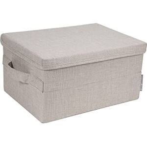 Bigso Box of Sweden Small Storage Box with Lid and Handle Fabric Storage Box Made of Polyester and Cardboard in Linen Look Folding Container for Clothes, Accessories, Toys etc. Beige Bigso Box of Sweden Small Storage Box with Lid and Handle Fabric Storage Box Made of Polyester and Cardboard in Linen Look Folding Container for Clothes, Accessories, Toys etc. Beige
