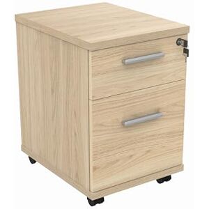 Office Hippo Essentials Heavy Duty 2 Drawer (1 for Filing) Mobile Pedestal A4 and Foolscap File Cabinet, Office Cabinet, Lockable Office Storage, 5 Year Wty, Canadian Oak, 40.4 x 50 x 59.5 cm Office Hippo Essentials Heavy Duty 2 Drawer (1 for Filing) Mobile Pedestal A4 and Foolscap File Cabinet, Office Cabinet, Lockable Office Storage, 5 Year Wty, Canadian Oak, 40.4 x 50 x 59.5 cm