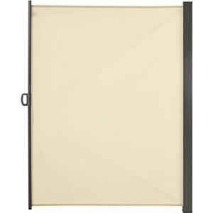 Outsunny Retractable Sun Side Awning Screen Fence Patio Garden Wall Balcony Screening Panel Outdoor Blind Privacy Divider (3x2M, Cream) Outsunny Retractable Sun Side Awning Screen Fence Patio Garden Wall Balcony Screening Panel Outdoor Blind Privacy Divider (3x2M, Cream)