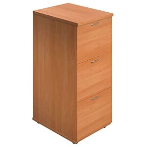 Office Hippo Heavy Duty Filing Cabinet, Robust File Cabinet, Office Cabinet with Anti-Tilt Mechanism, Lockable Filing Cabinet, Office Storage for A4 or Foolscap Filing Beech, 3 Drawer Office Hippo Heavy Duty Filing Cabinet, Robust File Cabinet, Office Cabinet with Anti-Tilt Mechanism, Lockable Filing Cabinet, Office Storage for A4 or Foolscap Filing Beech, 3 Drawer