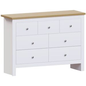 Vida Designs Arlington 4+3 Chest of Drawers Cabinet Storage Modern Bedroom Furniture (White) Vida Designs Arlington 4+3 Chest of Drawers Cabinet Storage Modern Bedroom Furniture (White)