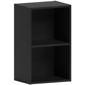 Vida Designs Oxford 2 Tier Cube Bookcase, Black Wooden Shelving Display Storage Unit Office Living Room Furniture Vida Designs Oxford 2 Tier Cube Bookcase, Black Wooden Shelving Display Storage Unit Office Living Room Furniture