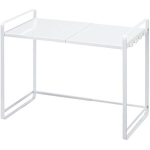 YAMAZAKI 3130 TOWER Extendable Kitchen Rack, white, Steel, Minimalist, 47.5~75 x 35 x 50 cm YAMAZAKI 3130 TOWER Extendable Kitchen Rack, white, Steel, Minimalist, 47.5~75 x 35 x 50 cm