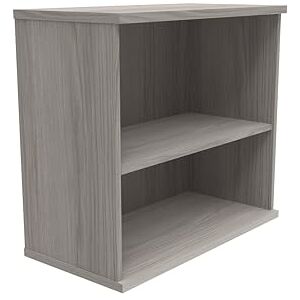 Office Hippo Heavy Duty 2 Tier Bookcase, Book Filing Cabinet, Storage Unit With Adjustable Shelf & Feet, Bookshelf Bookcase Suitable For Home Office & Workplace, Alaskan Grey Oak, 40D x 80W x 73Hcm Office Hippo Heavy Duty 2 Tier Bookcase, Book Filing Cabinet, Storage Unit With Adjustable Shelf & Feet, Bookshelf Bookcase Suitable For Home Office & Workplace, Alaskan Grey Oak, 40D x 80W x 73Hcm