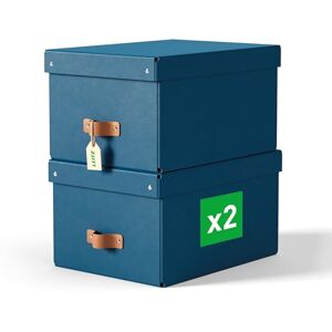 Leitz Puro Small Storage Box with Lid – Set of 2 Durable Storage Boxes, Compatible with Cube Units & Shelves, 7L Stackable Organiser, Suitable for Home & Office (20 x 28 x 15 cm, Ocean Blue) Leitz Puro Small Storage Box with Lid – Set of 2 Durable Storage Boxes, Compatible with Cube Units & Shelves, 7L Stackable Organiser, Suitable for Home & Office (20 x 28 x 15 cm, Ocean Blue)