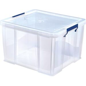 BANKERS BOX 48L Plastic Storage Boxes with Lids. ProStore Super Strong Stackable Plastic Storage Boxes (30 x 41 x 37 cm), Made in the UK, Clear BANKERS BOX 48L Plastic Storage Boxes with Lids. ProStore Super Strong Stackable Plastic Storage Boxes (30 x 41 x 37 cm), Made in the UK, Clear