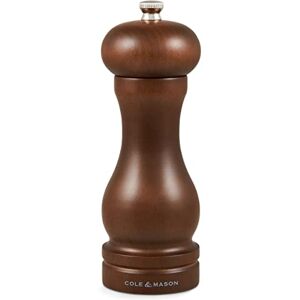 Cole & Mason HB0645P Forest Capstan Salt Mill, Precision+ Wooden, Stained Beech Wood, 165 mm, Single, Includes 1 x Salt Grinder Cole & Mason HB0645P Forest Capstan Salt Mill, Precision+ Wooden, Stained Beech Wood, 165 mm, Single, Includes 1 x Salt Grinder