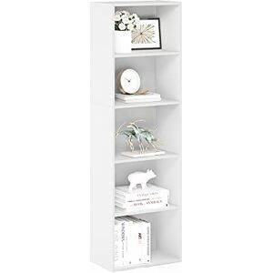 Furinno Luder White Bookshelf - Bookshelf Furinno Luder White Bookshelf - Bookshelf