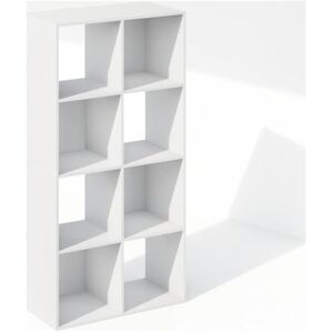 Furinno Pelli Cubic Storage Cabinet, Bookcase, Bookshelf, 8-Cube, White Furinno Pelli Cubic Storage Cabinet, Bookcase, Bookshelf, 8-Cube, White