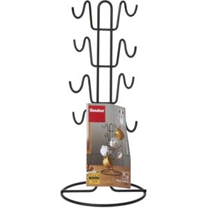 Metaltex Mug Holder Mug Tree 8 Mug Holder Mug Holder for Kitchen with Anti-Rust Touch-Therm Coating Black Mug Rack Metaltex Mug Holder Mug Tree 8 Mug Holder Mug Holder for Kitchen with Anti-Rust Touch-Therm Coating Black Mug Rack