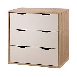 TAD TIMBER ART DESIGN UK Timber Art Design Alton 3 Drawer Chest of Drawers in Sonoma Oak & White Modern Bedroom Furniture TAD TIMBER ART DESIGN UK Timber Art Design Alton 3 Drawer Chest of Drawers in Sonoma Oak & White Modern Bedroom Furniture
