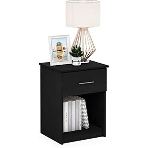 Furinno TIDUR Night Stand, Nightstand with Drawer, Bedside Table, End Table, Side Table with Storage Shelf, Bar Handle Drawer, for Bedroom, Living Room, Americano Furinno TIDUR Night Stand, Nightstand with Drawer, Bedside Table, End Table, Side Table with Storage Shelf, Bar Handle Drawer, for Bedroom, Living Room, Americano
