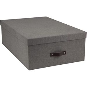 Bigso Box of Sweden Set of 3 Storage Boxes with Lids Linen Look Organiser Box for Clothes, Office Equipment and More Wardrobe Storage Boxes with Handles for Bedding or Seasonal Clothing Grey Bigso Box of Sweden Set of 3 Storage Boxes with Lids Linen Look Organiser Box for Clothes, Office Equipment and More Wardrobe Storage Boxes with Handles for Bedding or Seasonal Clothing Grey