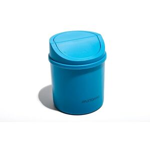 Muitomas , Mini Desk Basket with Hinged Door and Removable Lid Compact Desk and Office 130x130x170mm Petrol Blue Muitomas , Mini Desk Basket with Hinged Door and Removable Lid Compact Desk and Office 130x130x170mm Petrol Blue
