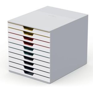 Durable VARICOLOR® MIX 10 Drawer Unit Desktop Drawer Set with 10 Colour Coded Draws Perfect for Storing Documents and Paper Work Durable VARICOLOR® MIX 10 Drawer Unit Desktop Drawer Set with 10 Colour Coded Draws Perfect for Storing Documents and Paper Work