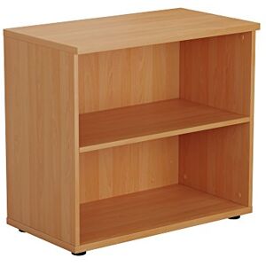 Office Hippo Heavy Duty Bookcase, Robust Book Case, Storage Unit with 1 Adjustable Shelf & Adjustable Feet, Stable Home Office Furniture, Simple To Assemble Beech Office Hippo Heavy Duty Bookcase, Robust Book Case, Storage Unit with 1 Adjustable Shelf & Adjustable Feet, Stable Home Office Furniture, Simple To Assemble Beech