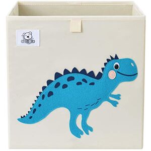 CLCROBD Foldable Animal Cube Storage Bins Fabric Toy Box/Chest/Organizer for Toddler/Kids Nursery, Playroom, 13 inch (Dino T-Rex) CLCROBD Foldable Animal Cube Storage Bins Fabric Toy Box/Chest/Organizer for Toddler/Kids Nursery, Playroom, 13 inch (Dino T-Rex)