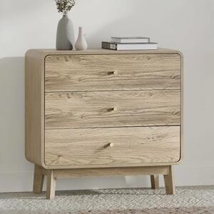 Julian Bowen Ingrid Chest of Drawers – Wooden Dresser with 3 Drawers, Oak Effect Sideboard for Bedroom and Living Room – 75.5cm x 80cm x 40cm Julian Bowen Ingrid Chest of Drawers – Wooden Dresser with 3 Drawers, Oak Effect Sideboard for Bedroom and Living Room – 75.5cm x 80cm x 40cm