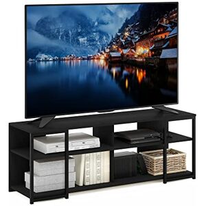Furinno Stand, TV Unit, Engineered Wood, Americano/Black, 143(W) x 51.1(H) x 39.6(D) cm Furinno Stand, TV Unit, Engineered Wood, Americano/Black, 143(W) x 51.1(H) x 39.6(D) cm