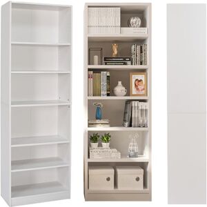 Absolute Deal Limited 6 Tier Tall Wooden Book Shelf with Adjustable Shelves – Narrow Freestanding Storage Unit for Living Room, Bedroom, Home Office, Compact Display Unit (60 x 29 x 180 cm) Absolute Deal Limited 6 Tier Tall Wooden Book Shelf with Adjustable Shelves – Narrow Freestanding Storage Unit for Living Room, Bedroom, Home Office, Compact Display Unit (60 x 29 x 180 cm)