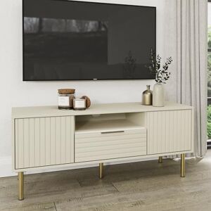 GFW Nervata TV Unit Modern Storage Media Entertainment Living Bedroom Ivory GFW Nervata TV Unit Modern Storage Media Entertainment Living Bedroom Ivory