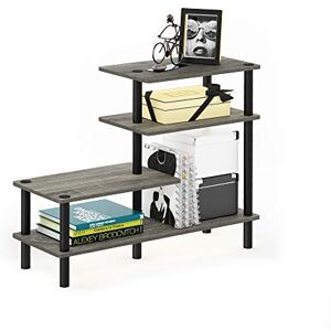 Furinno TURN-N-TUBE Storage Shelves, 4-Tier Ladder Book Shelf, Accent Display Shelf, Toolless Open Shelves, Round Tubes, for Organization and Storage, Living Room, Garage, Home Office, French Oak Furinno TURN-N-TUBE Storage Shelves, 4-Tier Ladder Book Shelf, Accent Display Shelf, Toolless Open Shelves, Round Tubes, for Organization and Storage, Living Room, Garage, Home Office, French Oak