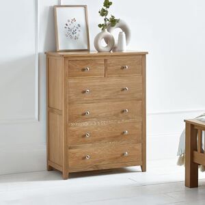 Julian Bowen Chest of Drawers, Oak, 108 x 83 x 44 Julian Bowen Chest of Drawers, Oak, 108 x 83 x 44