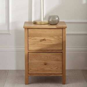 Julian Bowen Oak Coxmoor 2 Drawer Chest Julian Bowen Oak Coxmoor 2 Drawer Chest