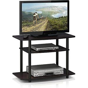 Furinno Turn N Tube TV Stand Dark Walnut - TV Cabinet Furinno Turn N Tube TV Stand Dark Walnut - TV Cabinet